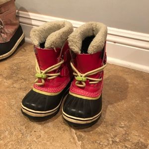 SOREL PINK GIRLS BOOTS SIZE 11